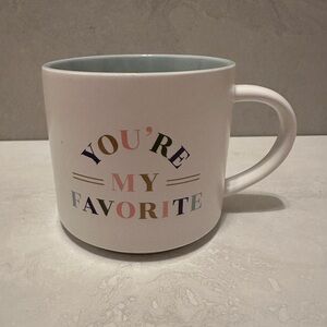 New Threshold Stoneware “You’re My Favorite” Coffee Mug Tea Cup